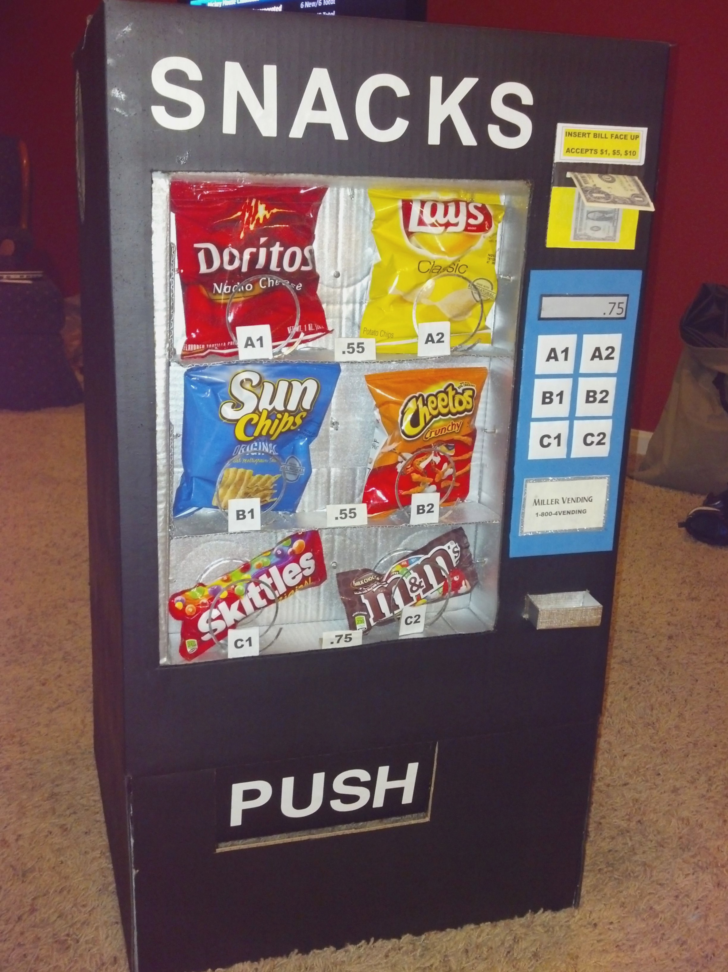 Free Printable Vending Machine Labels Printable Vending Machine Free