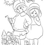 Victorian Christmas Card Coloring Page | Free Printable Coloring Pages   Free Printable Christmas Cards To Color