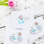 Vintage Style Spring Notecards & Stationery | Free Printables | Free   Free Printable Spring Stationery