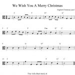 Viola Sheet Music For Christmas | Free Easy Christmas Viola Sheet   Viola Sheet Music Free Printable