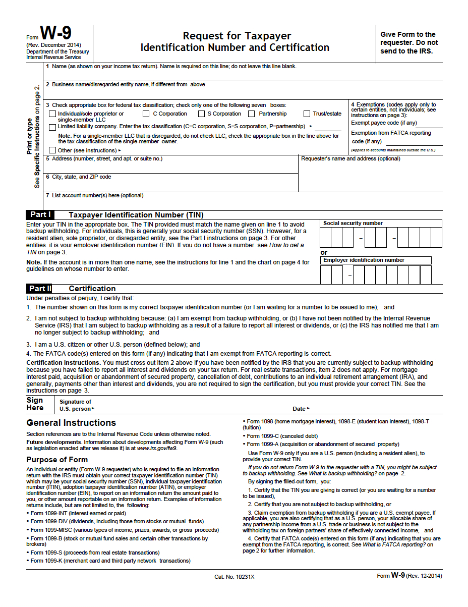 Form W 9 Fillable 2024 Sue Lettie   W 9 Request For Taxpayer Identification Number And Certification Pdf Free Printable W 9 Form 