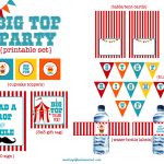 We Heart Parties: Free Printables Big Top Circus Party Free Printables   Free Printable Carnival Decorations