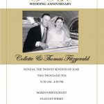Wedding Card. Golden 50Th Wedding Anniversary Invitation Card   Free Printable 50Th Anniversary Cards