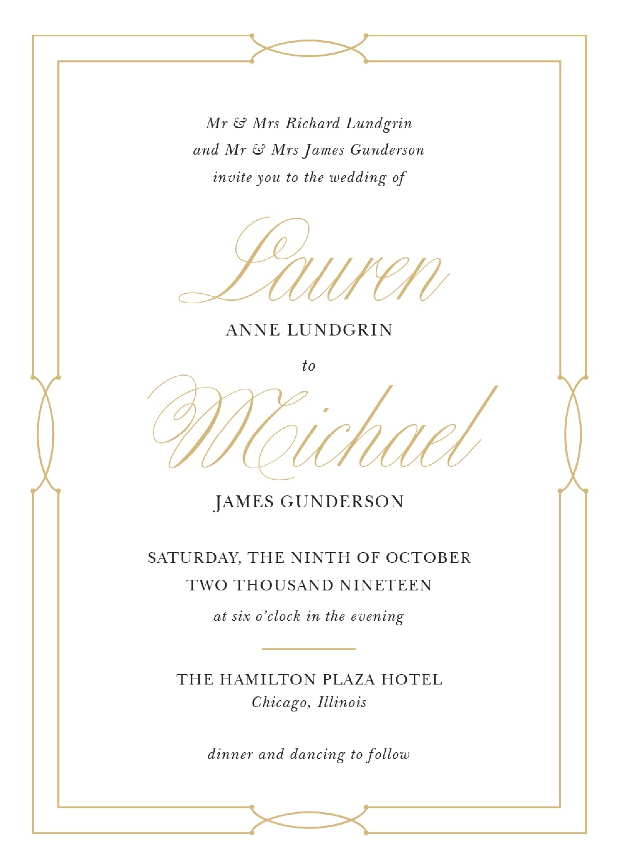 Wedding Invitation Templates Wording