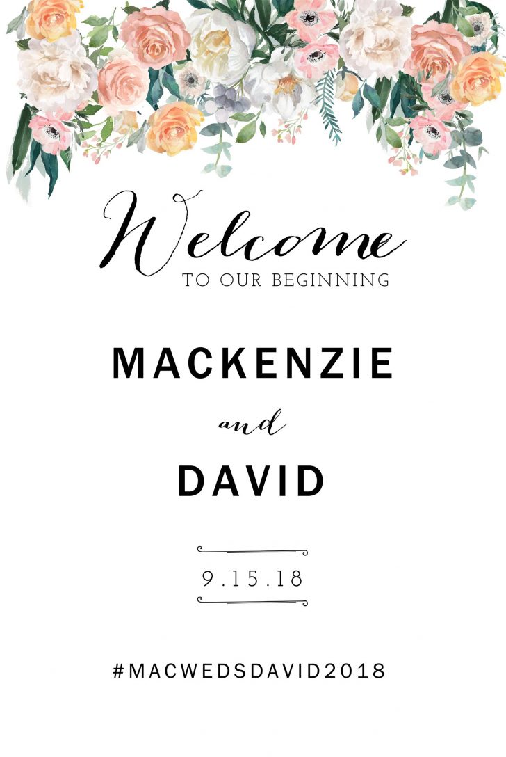 Free Printable Welcome Sign Template
