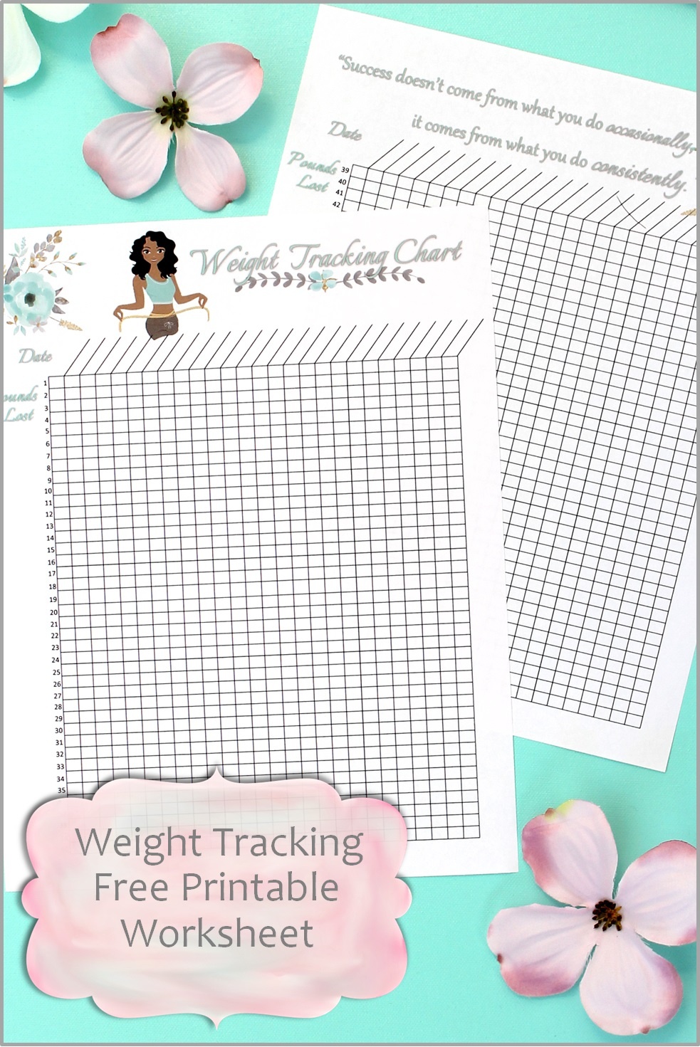 Weight Tracking Chart Free Printable Worksheet – Smart And Savvy Mom - Free Printable Weight Loss Tracker Chart