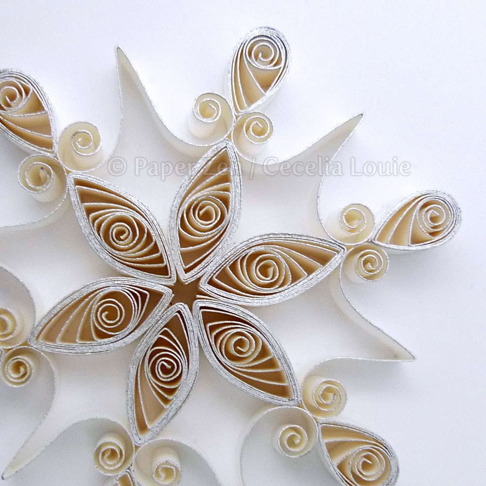 Welcome To Paper Zen ~ Cecelia Louie: Quilling Snowflake Pattern: Arctic - Free Printable Quilling Patterns