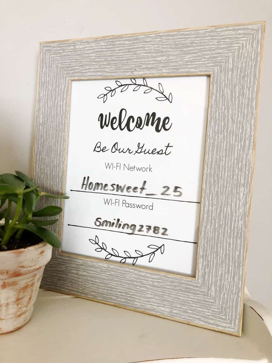 Wifi Network And Password Sign - Free Printable Download! - Free Printable Wifi Sign