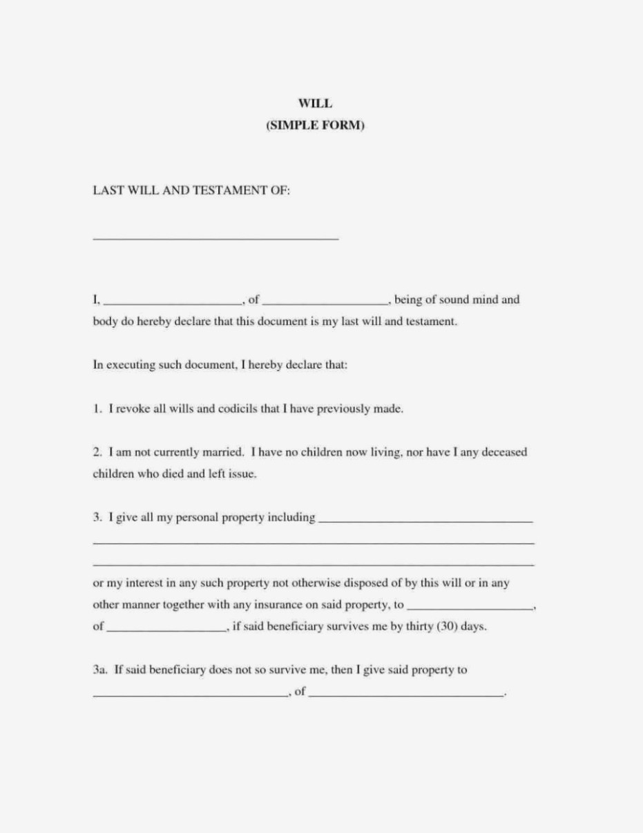 Free Online Printable Living Wills Printable Free Templates Download