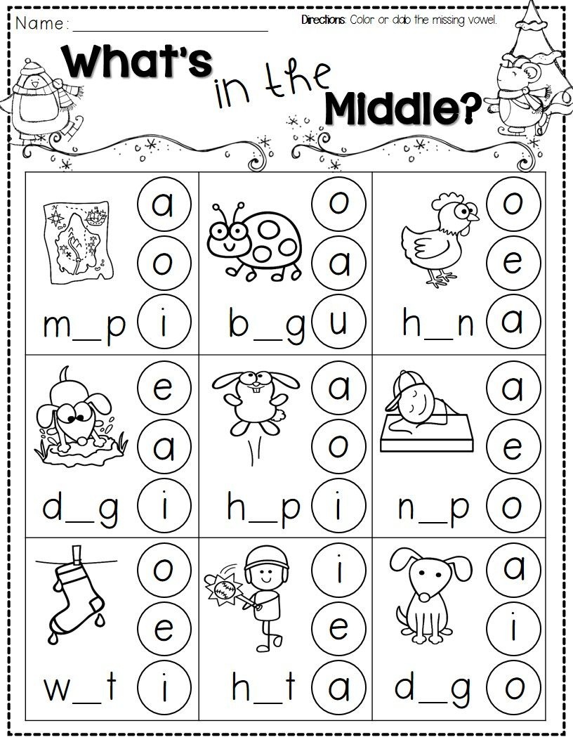 Winter Activities For Kindergarten Free | Firsties. | Kindergarten - Free Printable Worksheets For Kids