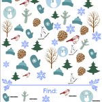 Winter I Spy Game   Free Printable Seek And Find
