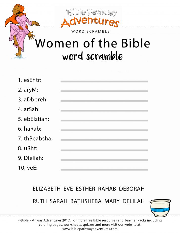 Free Printable Bible Games For Kids