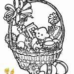 Wonderful Easter Coloring Pictures | Free | Yescoloring | Holiday   Free Printable Coloring Pages Easter Basket