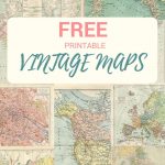 Wonderful Free Printable Vintage Maps To Download | Genealogy   Free Printable Maps
