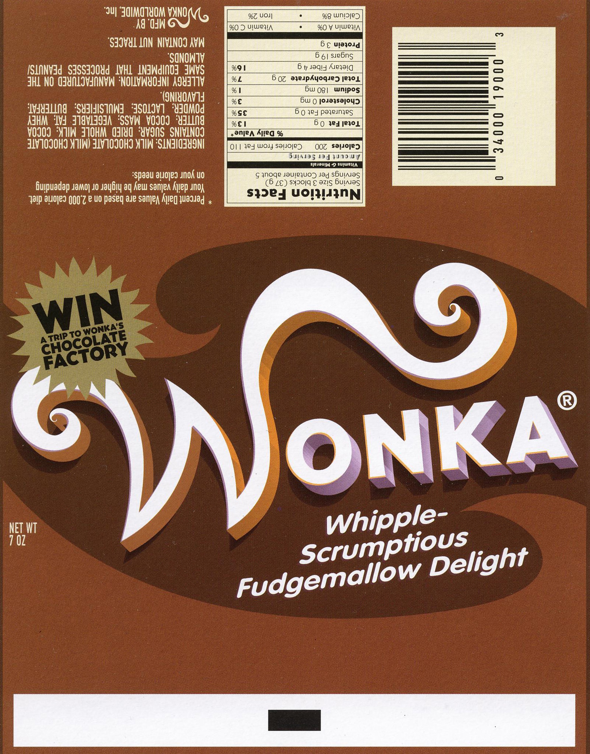 Wonka Wrapper: Fudgejenggakun | Willy Wonka | Wonka Chocolate - Free Printable Wonka Bar Wrapper Template