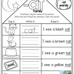 Word Family Houses! Say The Word, Write The Word And Read The Simple   Free Printable Word Family Mini Books