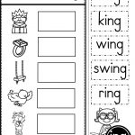 Word Family Ing Phonics Practice Printables | Homeschool | Ingles   Free Printable Word Family Worksheets For Kindergarten