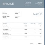 Word Invoice Template | Free Download | Send In Minutes   Invoice Templates Printable Free Word Doc