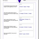 Word Problems   Free Printable Math Worksheets Word Problems First Grade