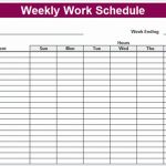 Work Schedules Templates Free Likeable Printable Work Schedule   Free Printable Blank Work Schedules