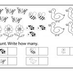 Worksheets Kindergarten Free Printable Educational Counting Coloring   Free Printable Worksheets For Kids