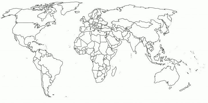 Free Printable World Map Pdf